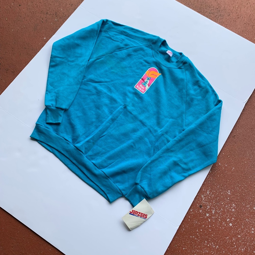 Vintage 90s Deadstock Run With #1 Crewneck